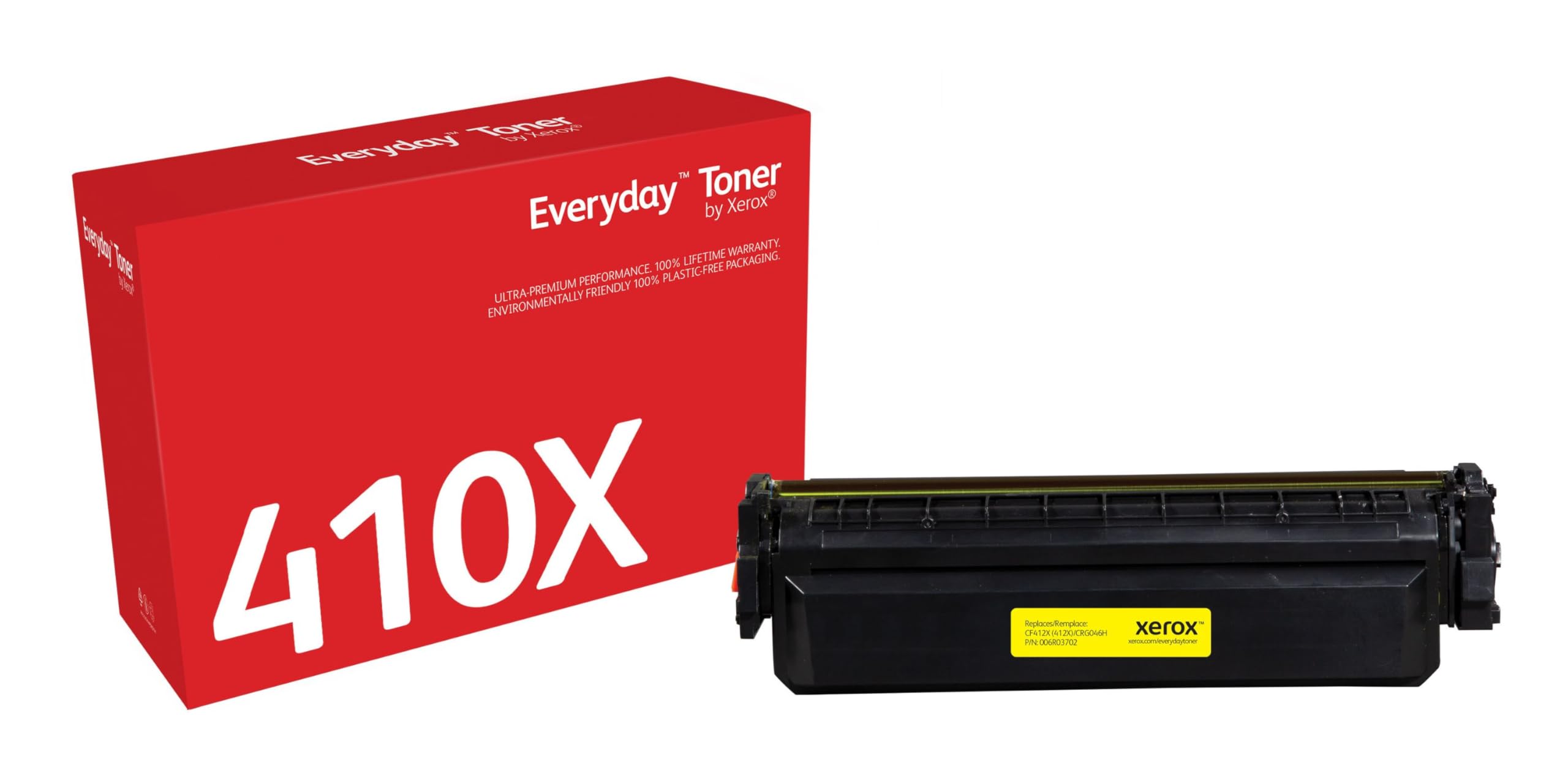 Xerox Everyday Compatible HP 410X CF412X Yellow Toner, High Capacity