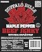 Buffalo Bills 3oz Premium Maple Pepper Beef Jerky Pack (beef jerky made with real maple syrup)