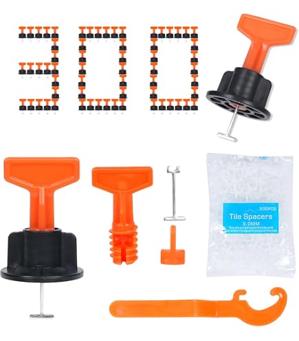 thumbnail image 2 of 600Pcs Wall Floor Tile Plastic Y Type Spacers Tiling Tools 2.5mm 1/8", White | UK 2 of 14