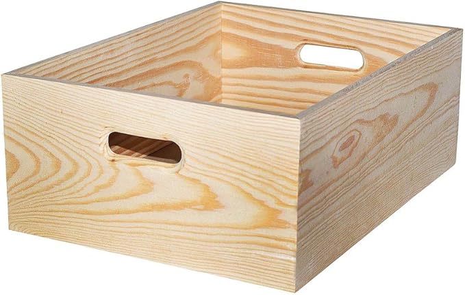 Aranaz - Caja De Madera 40X30X15 S/B: Amazon.es: Hogar
