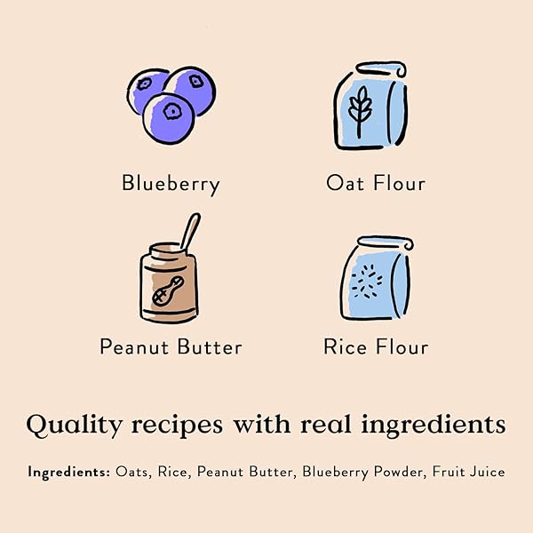 BOCCE’S BAKERY PB + BLUEBERRY CRISPIES LOW-CALORIE WHEAT-FREE DOG TREATS, 10 OZ