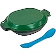 humangear GoKit Light | Travel Mess Kit | 5-Tool Portable Bowl, Plate, Spork | Camping Utensils