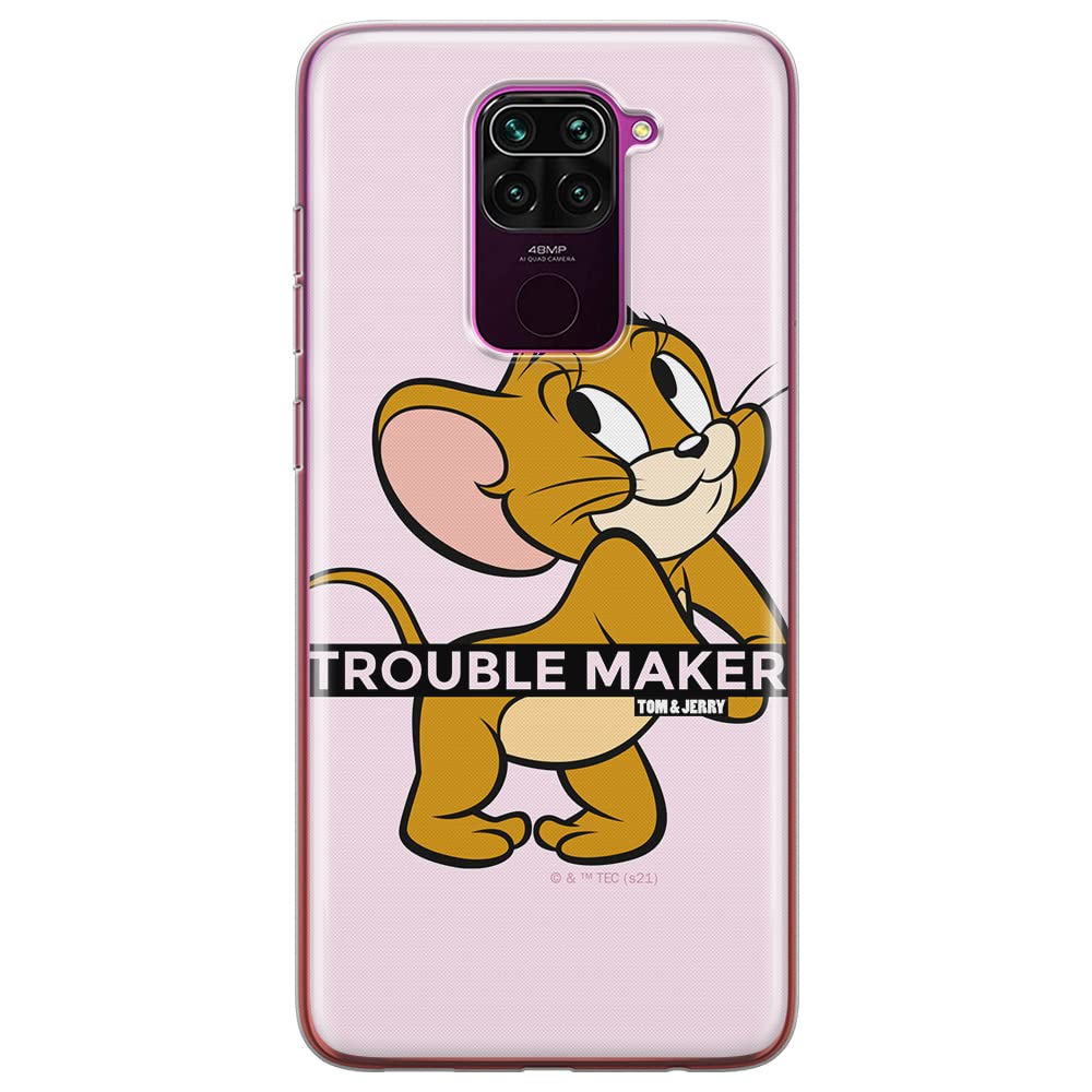 ERT GROUP mobile phone case for Xiaomi REDMI NOTE 9 original and officially Licensed Tom & Jerry pattern 012 optimally adapted to the shape of the mobile phone, case made of TPU