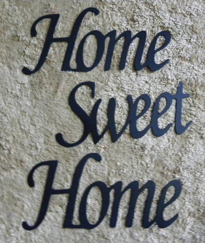 Home Sweet Home Metal Wall Art