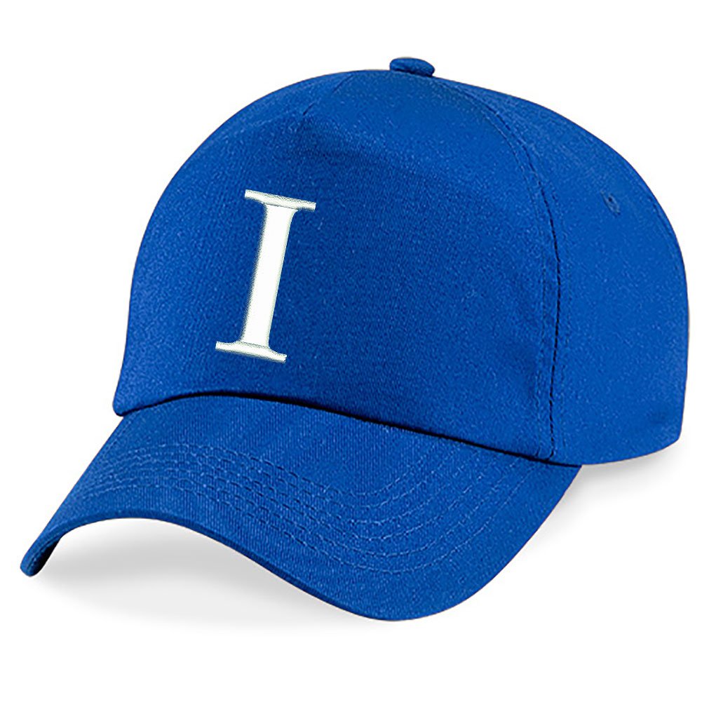 4sold Childrens Embroidery Cotton Summer Sun Hat UV 200 Children School Kids Caps Hat Sport Alphabet A-Z Boy Girl Adjustable Baseball Royal Blue Navy