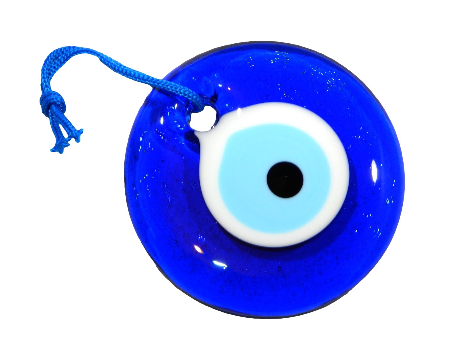 Jeannieparnell 7cm Lucky Evil Eye Nazar Boncuk Turkish Greek Glass Hanging Good Luck Protection 647