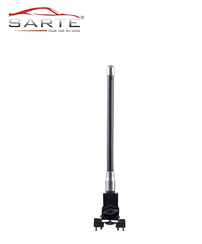 LOWRENCE Universal Aluminium Antenna Rod with Chrome Amazon.in