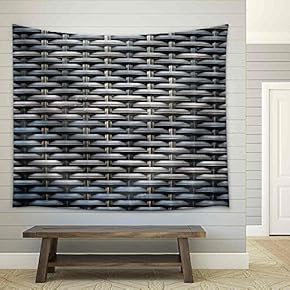 Woven Mesh Material Background Wallpaper Texture Concept - Fabric Wall Tapestry Home Decor - 51x60 inches