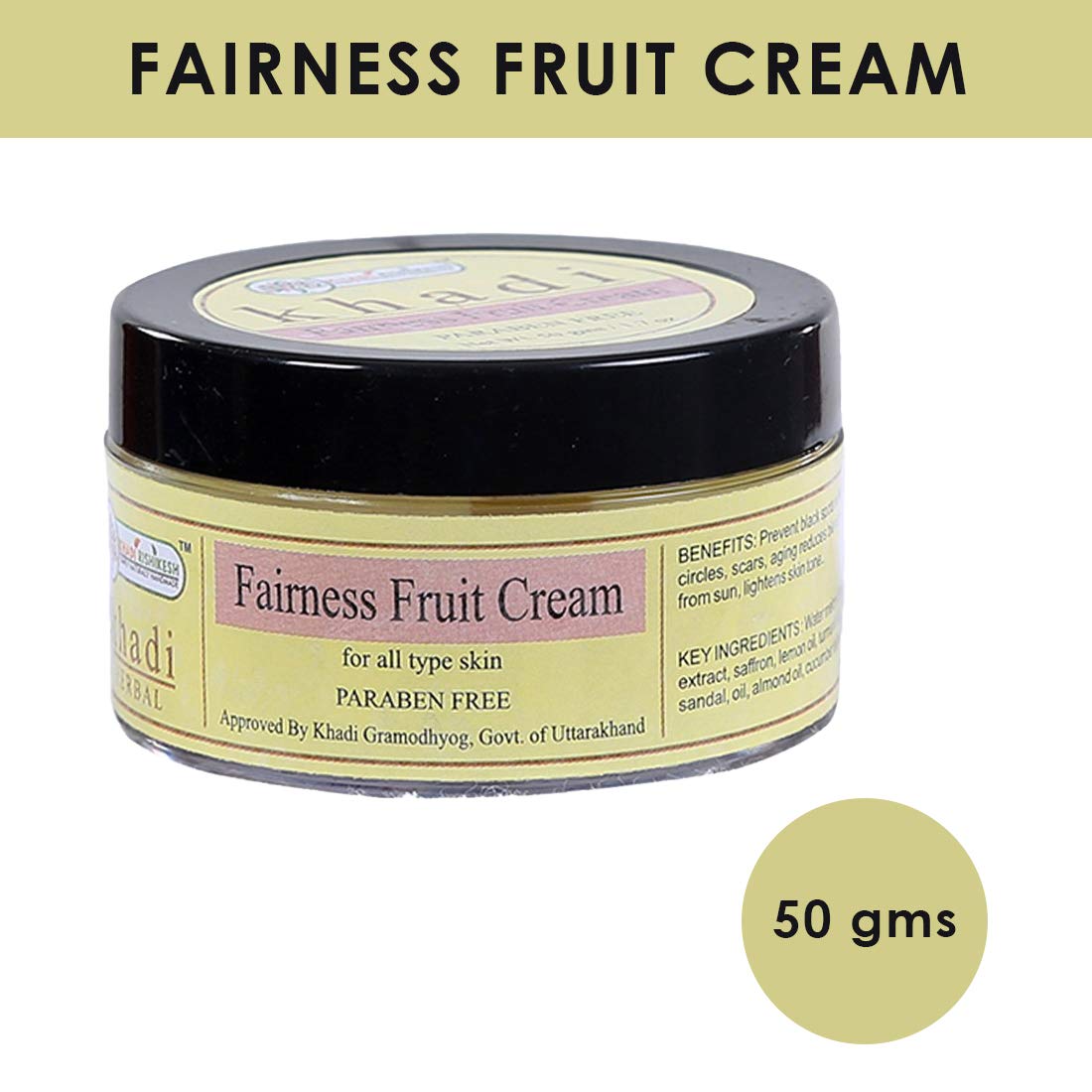 khadi whitening face cream