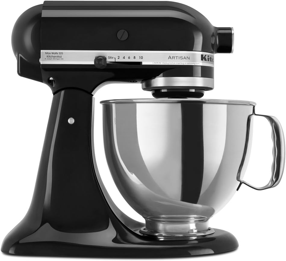 KitchenAid RRK150OB5 Qt. Artisan Series - Onyx Black (Renewed)