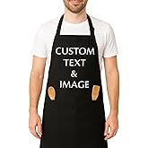 LeWall Personalized Apron – Custom Name Logo for Cooking Baking & Crafts | Adjustable Neck, Front Pockets, Easy‑Care Cotton