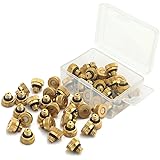 Sywon 40 Pack Brass Misting Nozzles Replacement Heads for Garden Patio Lawn Landscaping Dust Control and Outdoor Cooling Mist