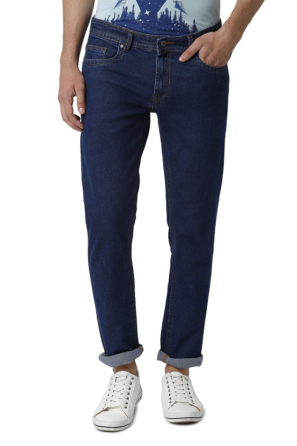 Buy Peter England Men's Slim Fit Jeans at Amazon.in
