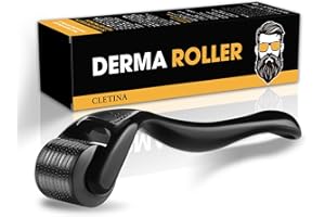CLETINA 540 Titanium Derma Roller - Microneedle Micro Needle Roller for Men and Women Home Use - Microneedling Roller Microneedle Skin Care Tool A7