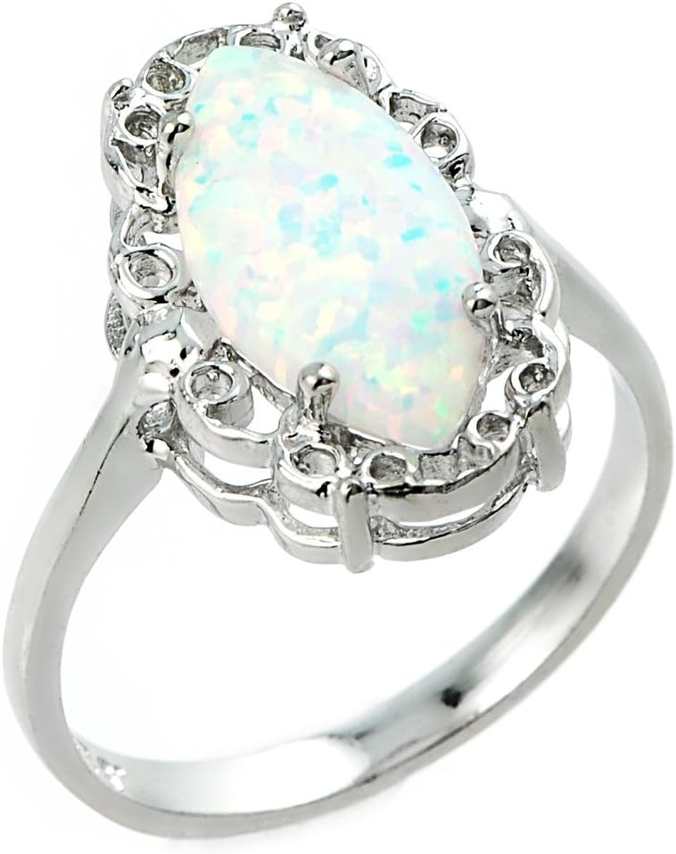 925 Sterling Silver Statement Solitaire Ring