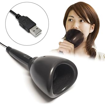 Amazon Com 防音マイク うるさくないカラok ミュートマイクusb Ps3 Wii Pc対応 一人カラオケ 練習にピッタリな防音カップつきのマイク ｔｂｓリンカーンで紹介されました Video Games