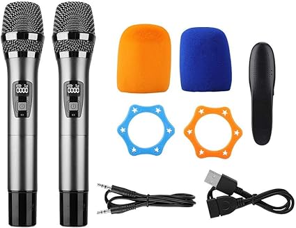 Sara Natale Se Karaoke.Taidda Microfono Microfono Wireless Per Karaoke Per Computer Canto Professionale A Bassa Distorsione Regolabile Trasmettete Il Microfono Online Per Voce In Metallo Per La Festa Di Compleanno Di Natale A Casa Amazon It