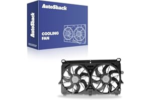 AUTO SHACK AutoShack Radiator Cooling Fan Assembly Replacement for 2007-2013 Chevrolet Silverado 1500 2007-2013 GMC Sierra 1500 2007-2014 GMC Yukon 2007-2014 GMC Yukon XL 1500 1-PC
