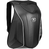 OGIO 123006.36 No Drag Mach 5 Motorcycle Backpack - Stealth Black, 20.5" H x 14.5" W x 7" D