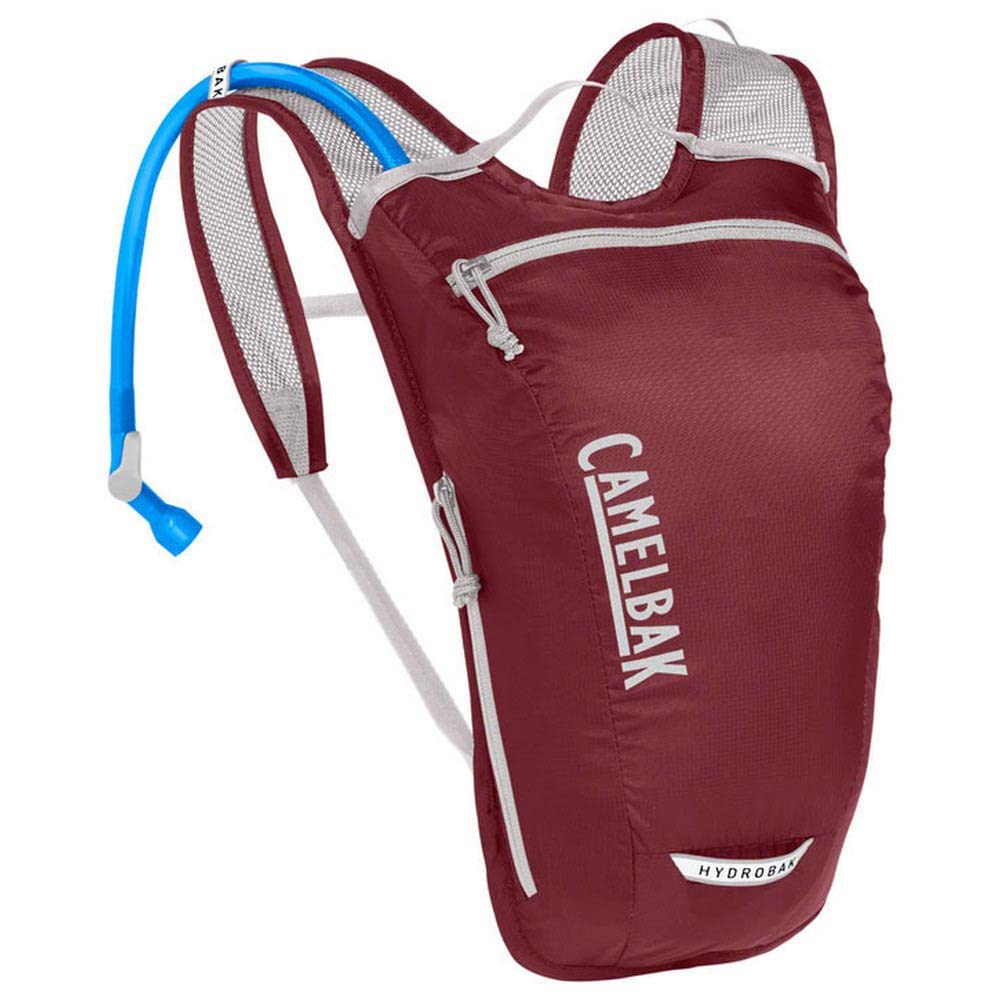 Camelbak Womens Hydroback Light 2.5 Litre Hydration Backpack with 1.5 Litre Reservoir - Burgundy/Silver - 2.5 Litre/1.5 Litre