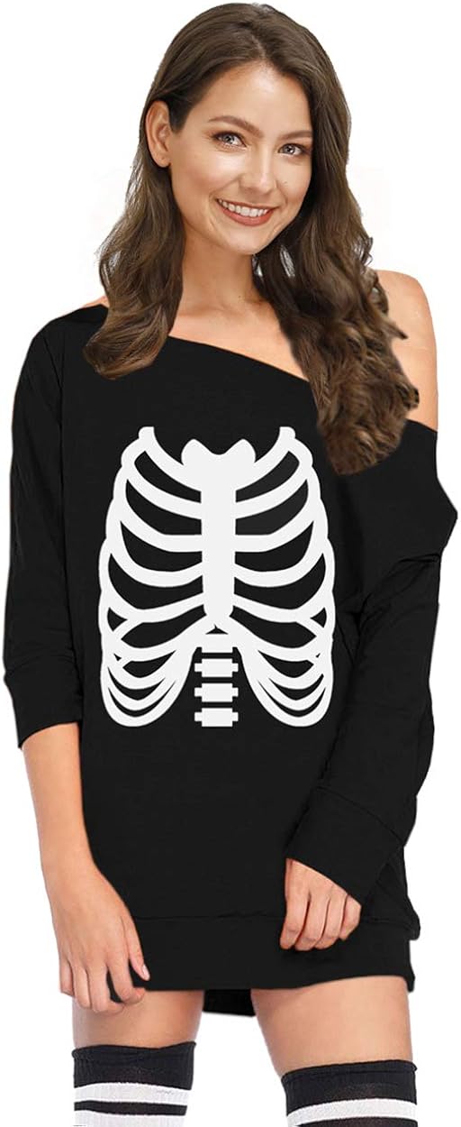 For G and PL Women's Halloween Off Shoulder 3/4 Sleeve Tops at  Women’s Clothing store