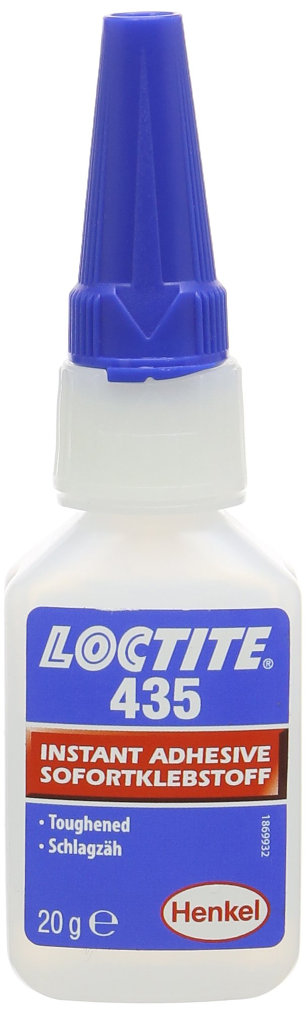 Loctite 871787 435 Toughened Humidity-Cured Instant Adhesive, 20g, Transparent