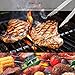 BBQ Grill Tools Set,5 Star Homerci 4 Piece Heavy Duty Professional Grill Tools Kit,Grill Spatula, Barbecue Tong, BBQ Fork, Basting Brush, Premium Grilling Accessories, FDA Approved, Best Choice