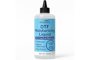 NGOODIEZ DTF Moisturizing Liquid 250ml | DTF Moisturizer Solution for Printheads, Cap Station & Dampers | Prevent Clogging, Corrosion & Downtime | DTF & DTG Printer Maintenance Fluid for Daily & Long Break