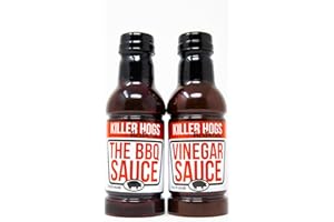 Killer Hogs The BBQ Sauce & Vinegar Sauce Pack of 2 Bottles | Use for all your Grillings Needs including Chicken, Beef, and Pork | 16 oz Per Bottle | 32 oz Total