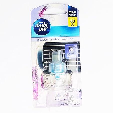 Amazon Co Jp Ambi Pur 車用芳香剤効果 60日 ラベンダー スパ エキゾチックな香水 詰め替え用 0 65液量オンス ドラッグストア