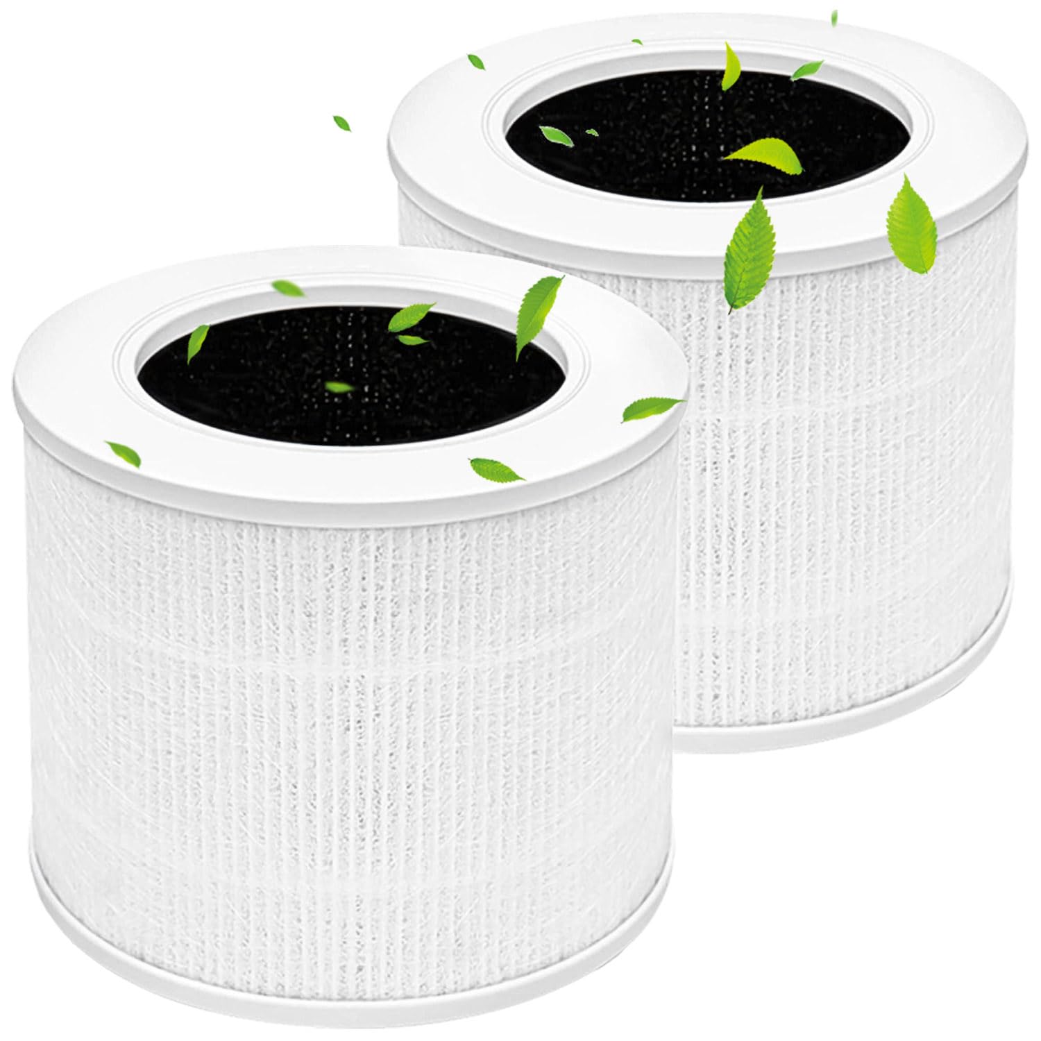 2 Pack Air Purifier Replacement Filter for LEVOIT Core Mini-RF, True HEPA 3-in-1, High-Efficiency Activated Carbon