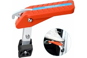 TOOENJOY 5 Gears Universal Car Door Step Door Latch Hook, Foldable Stand Pedal Step Up Easy Access Car Roof, 400LBS