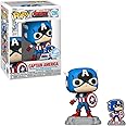 Funko Pop! & Pin: The Avengers: Earth's Mightiest Heroes - 60th Anniversary, Captain America with Pin, Amazon Exclusive
