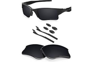 BLAZERBUCK Replacement Lenses & Sock Kit for Oakley Half Jacket 2.0 XL OO9154 Sunglass