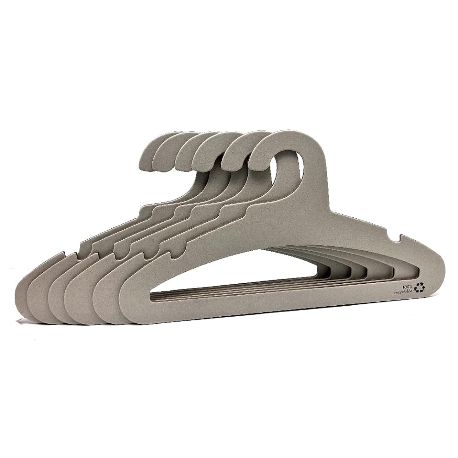 Photo 1 of 20Pack Koobay 17" Adult Clothes Coat Eco Recyclable Paper Cardboard Shirt Hangers