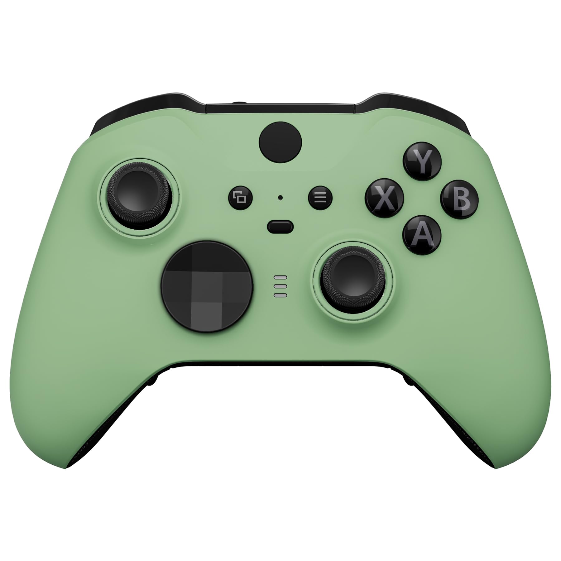 eXtremeRate DIY Replacement Front Shell for Xbox Elite Wireless Controller 2 Core, Matcha Green Faceplate Cover Case for Xbox Elite Series 2 with Accent Rings [Controller NOT Included]