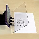 Optical Drawing Board Projector - Image Reflection Tracing Tool with Reflective Sheet for Easy Sketching &amp; Painting - DIY Sketching Assistant for Beginners &amp; Artists