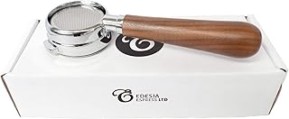 Bodenloser Siebträger für BEZZERA-Espressomaschinen - Walnuss-Griff, 21g Sieb - 3 Tassen