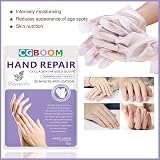 CGBOOM 5 Pairs Hands Moisturizing Gloves with Collagen Infused Mask view 2