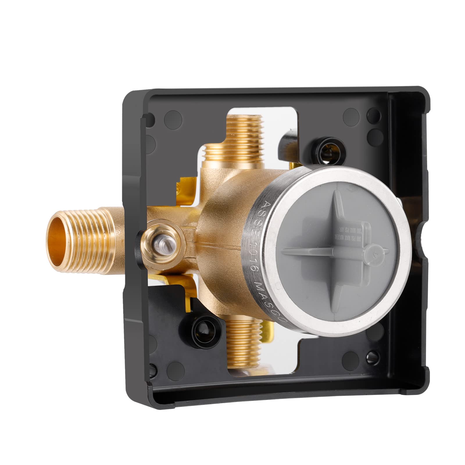 Photo 1 of Universal Tub and Shower Valve Body for Tub Faucet Trim Kits, Compatible with R10000-UNBX (with Screwdriver Stops), Black