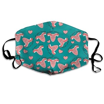 Daawqee Staubschutzmasken, Obstetrical Nurse Cervix Face Masks Breathable Dust Filter Masks Mouth Cover Masks with Elastic Ea