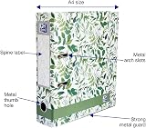 Oxford Leaves A4 Lever Arch Files 2 Pack 70mm Spine Holds 560 Sheets view 2