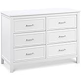 Davinci Charlie 6-Drawer Double Dresser in White