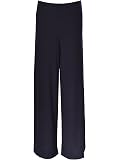 WearAll Damen 3/4 Kurz Hose – Mit Reißverschluss, Knopf & Gummizug, Größen 40-52, 4 Farben