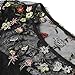 Dezzal Women's Floral Embroidered Sheer Evening Cocktail Dress
