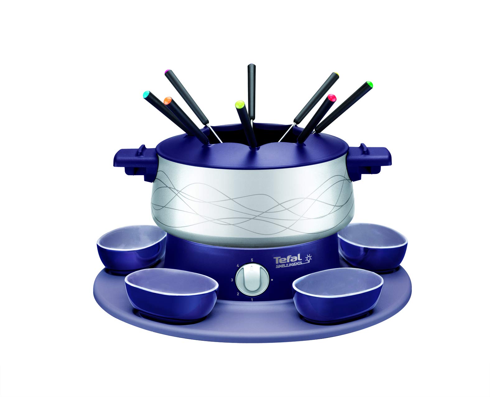 TEFAL Fondue Simply Invents EF351412–Indigo Blue