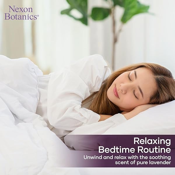 LAVENDER LINEN SPRAY 8 FL OZ – REFRESHING FABRIC REFRESHER & PILLOW SPRAY FOR BEDDING, BED SHEETS & ROOM – SOOTHING ROOM MIST – NEXON BOTANICS