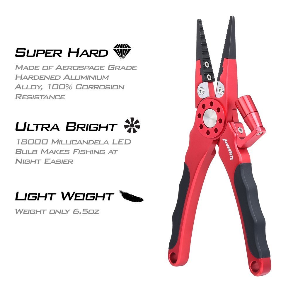 madbite kastking aluminum fishing pliers