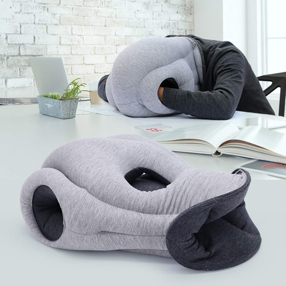 神器：55元包邮 XIAOYI 小轶 鸵鸟枕 午睡神器 灰