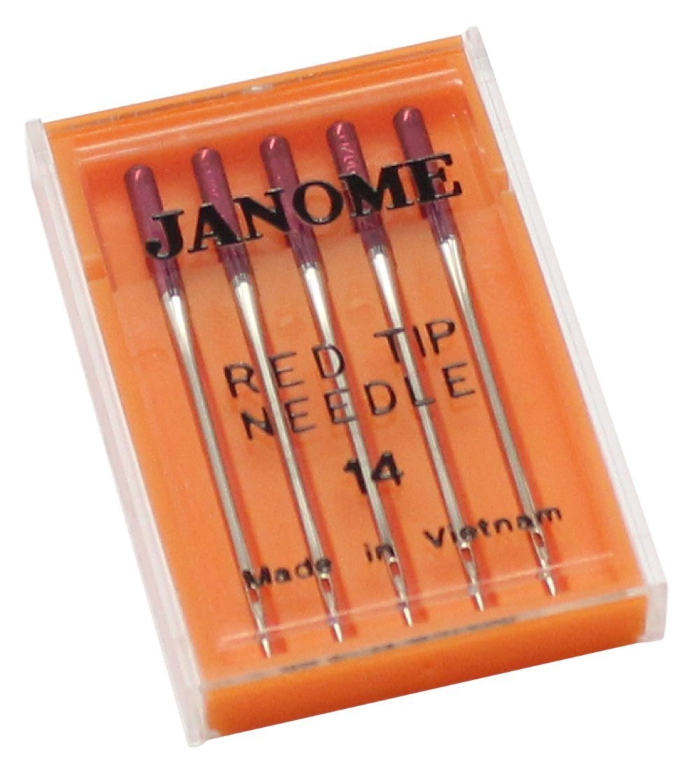 Alfa-organ Sewing Machine Needles Heel Red, Steel inoxidablel